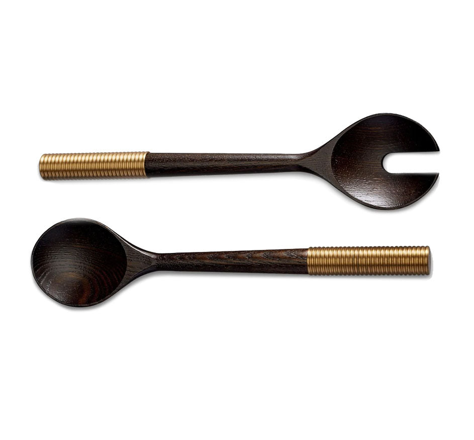 Alhambra Serving Set In Smoked Ash