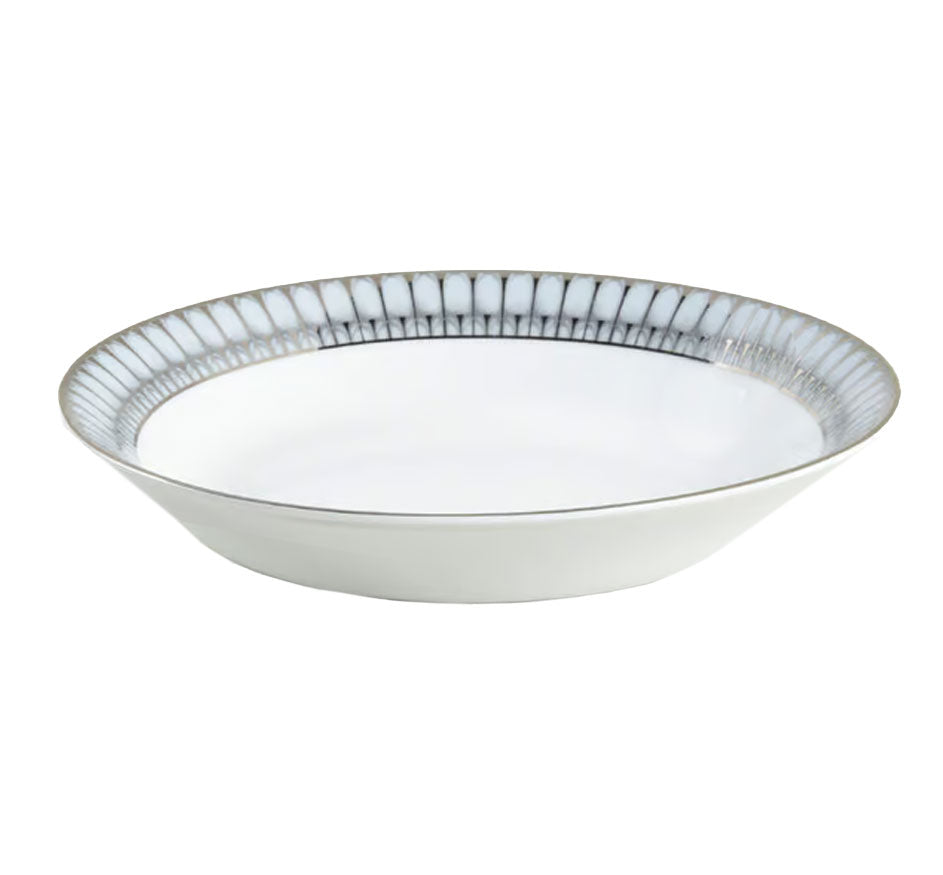 Arcade Soup/Cereal Bowl in Gray & Platinum