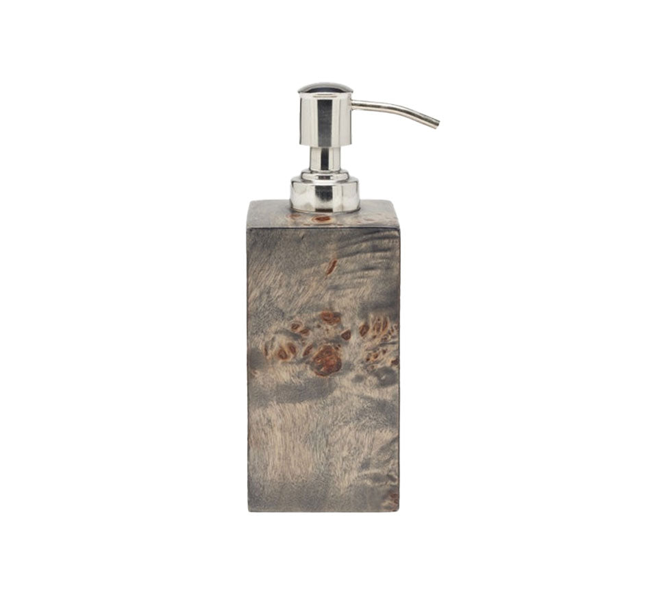 Bern Soap Pump In Ash Gray Mappa Burl