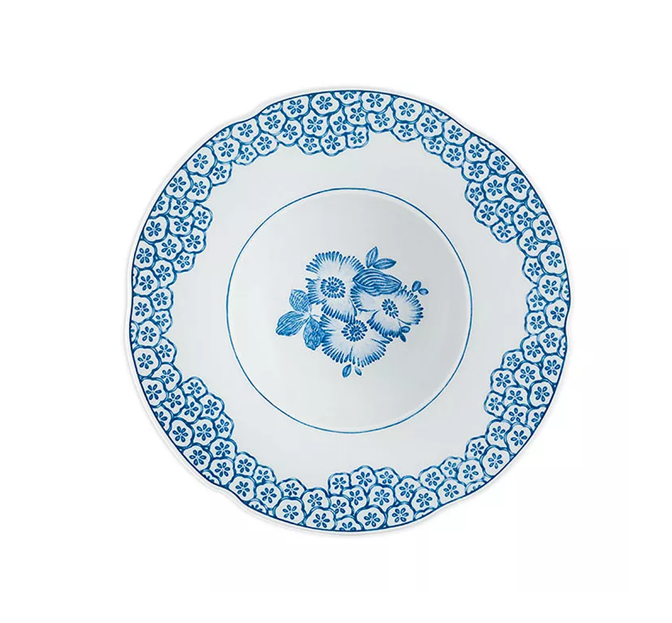 Coralina Soup Plate In Blue