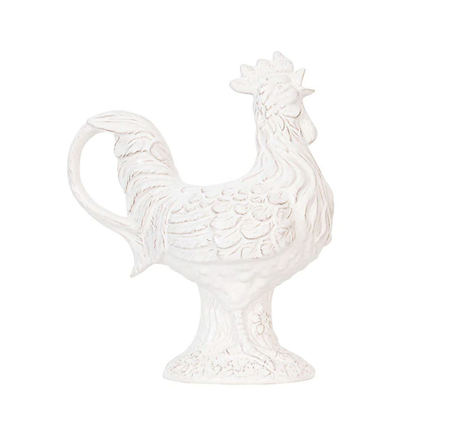 Clever Creatures Ceramic Rooster Pitcher