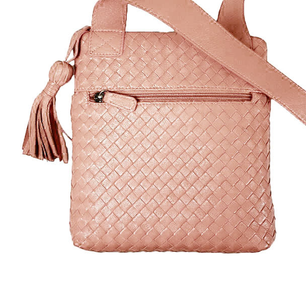 Crossbody Bag In Woven Leather (Available In 3 Colors)