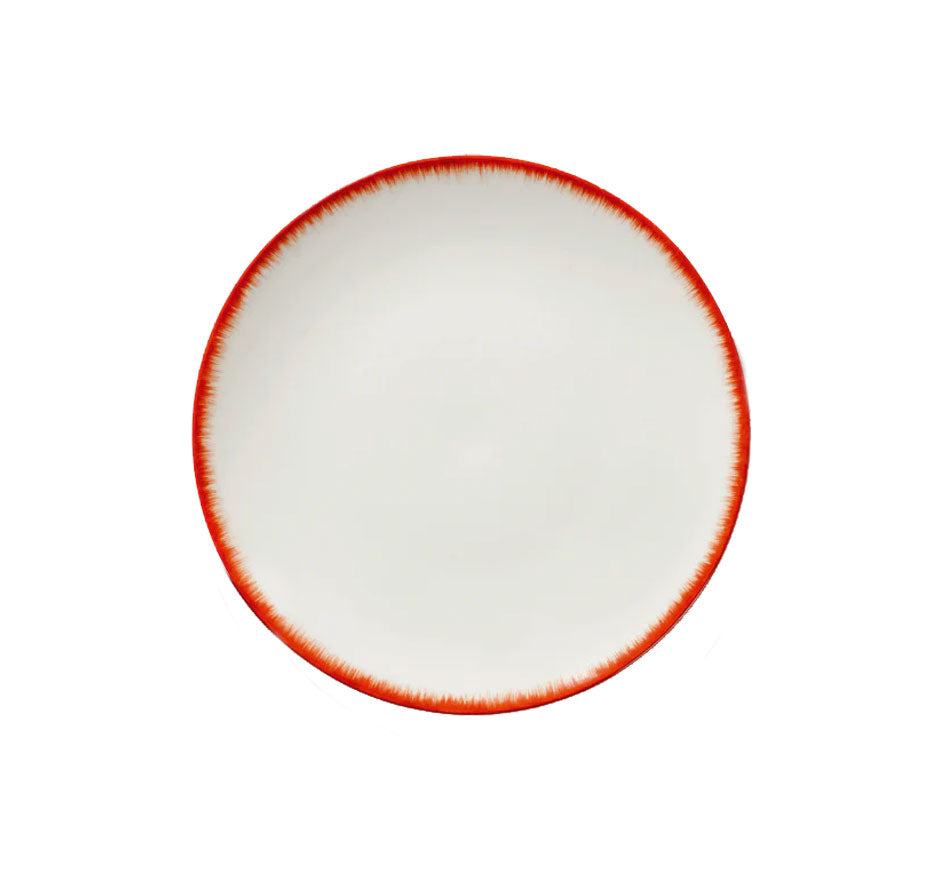 Dé Dinnerware Salad Plate 9.5": Variation 2 B In Red