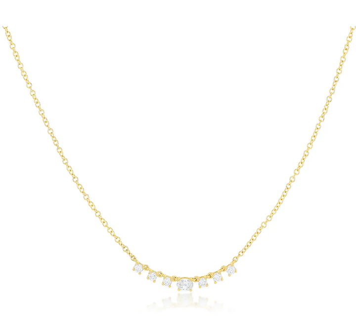 Carrie Necklace Diamond 14K