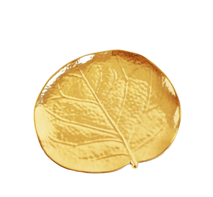 Botanical Leaf Tidbit Plate