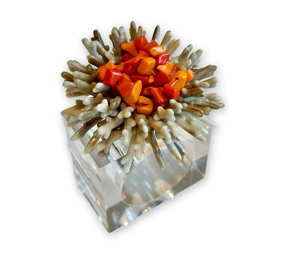Coral/Urchin Napkin Ring