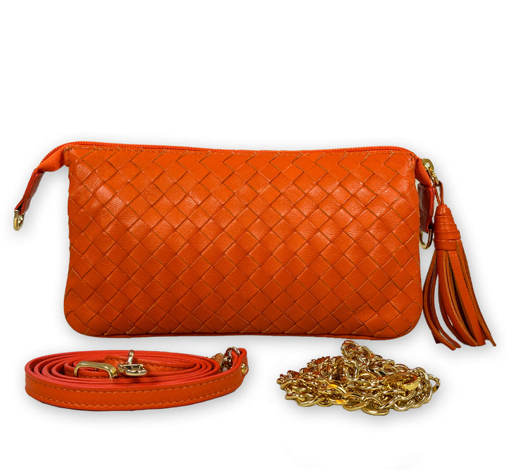 Crossbody Small 3 Part Small In Orange