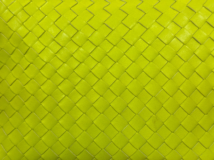 Curved Adjustable Strap Bag Small In Lime