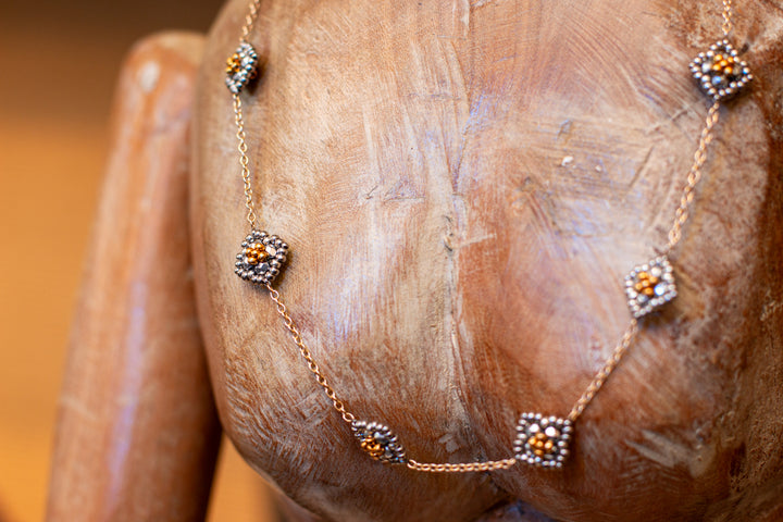 Swarovski Miyuki Necklace 114