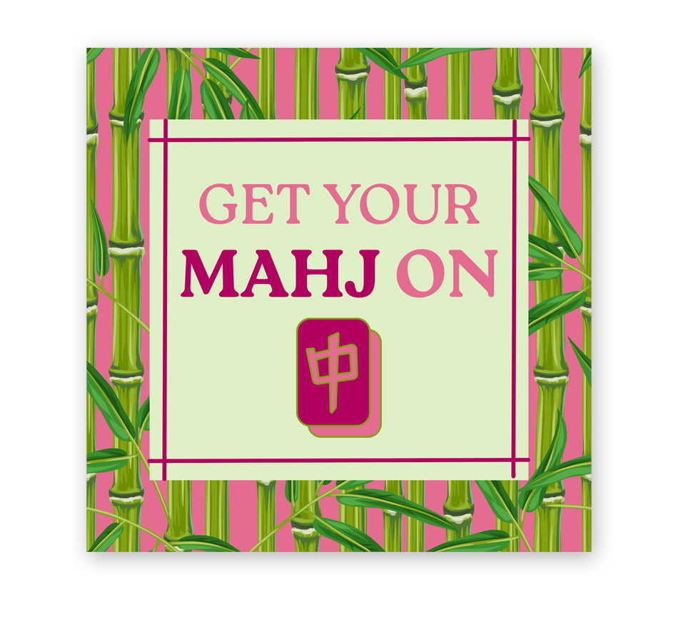 Mahjong Cocktail Napkin