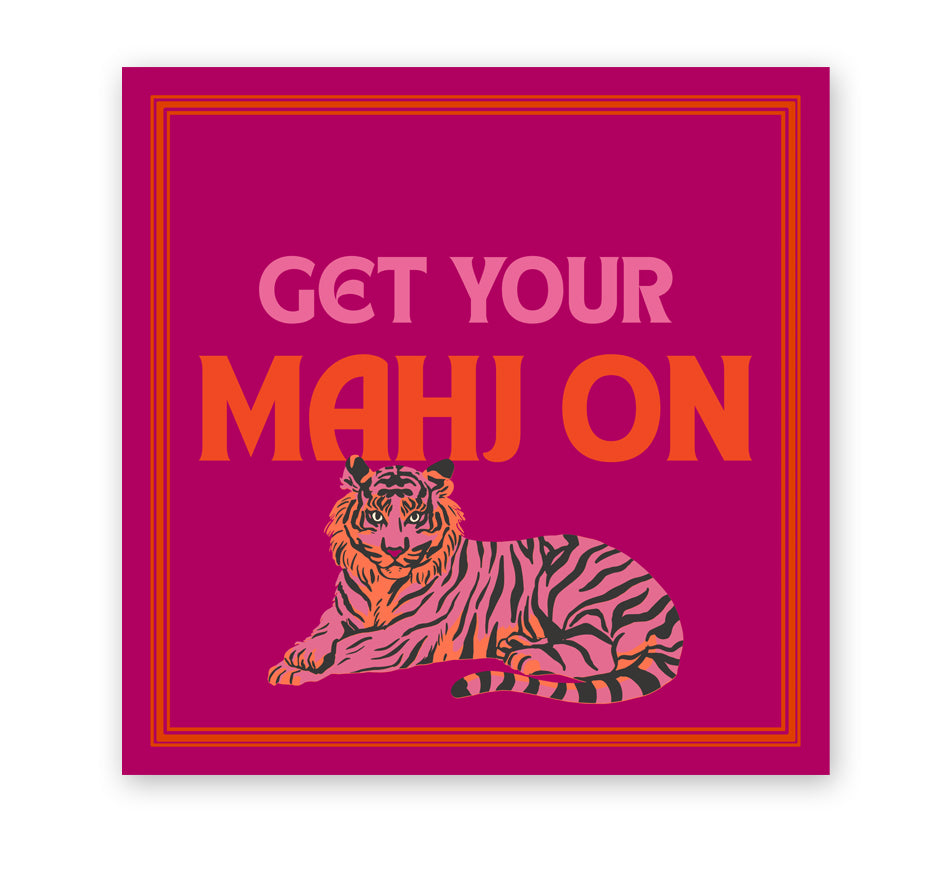 Mahjong Cocktail Napkin