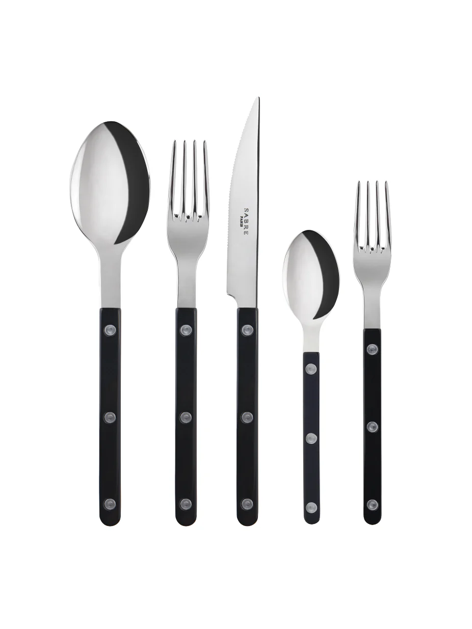 Bistrot 5 Piece Flatware (Available in 3 Colors)