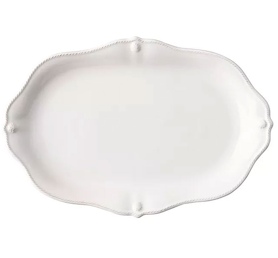 Berry & Thread 16" Platter in Whitewash