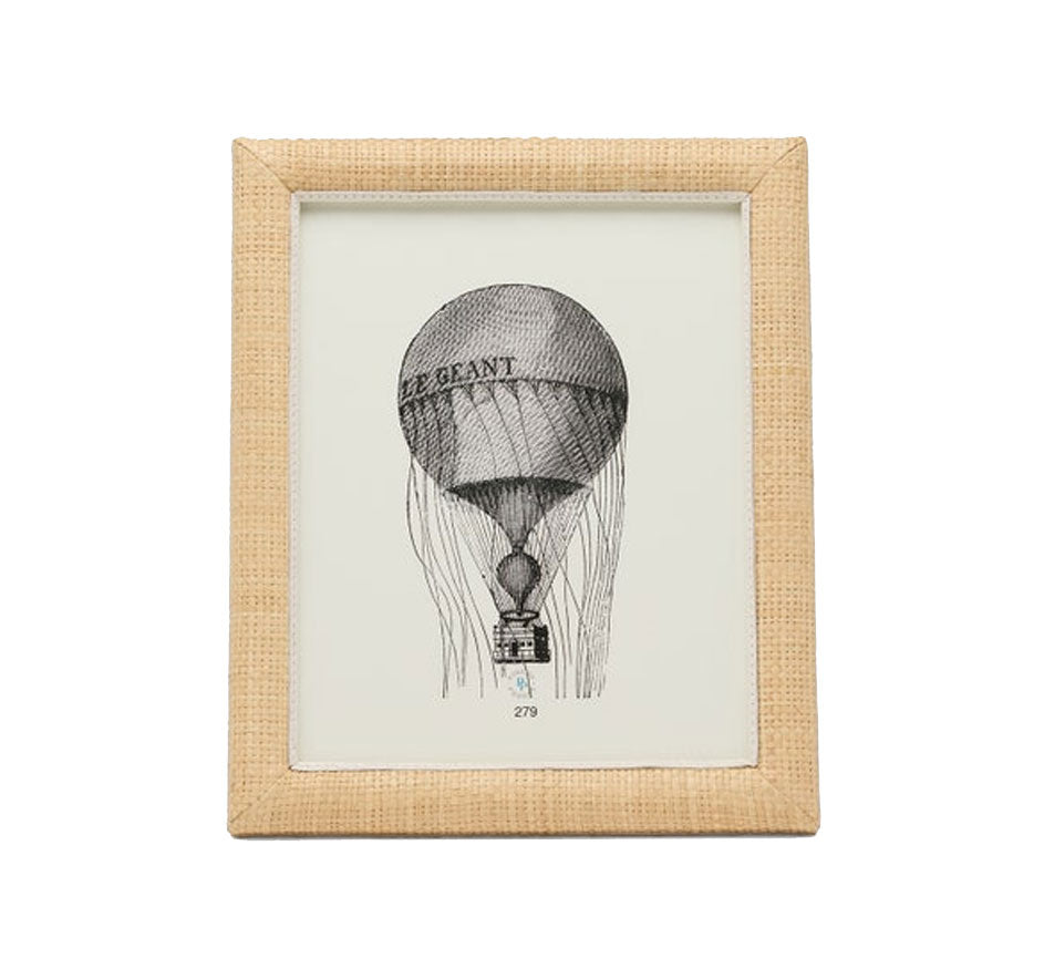 Hanford Frame in Natural & White