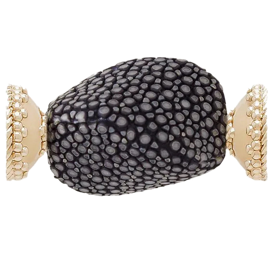 Small Stingray Centerpiece In Black