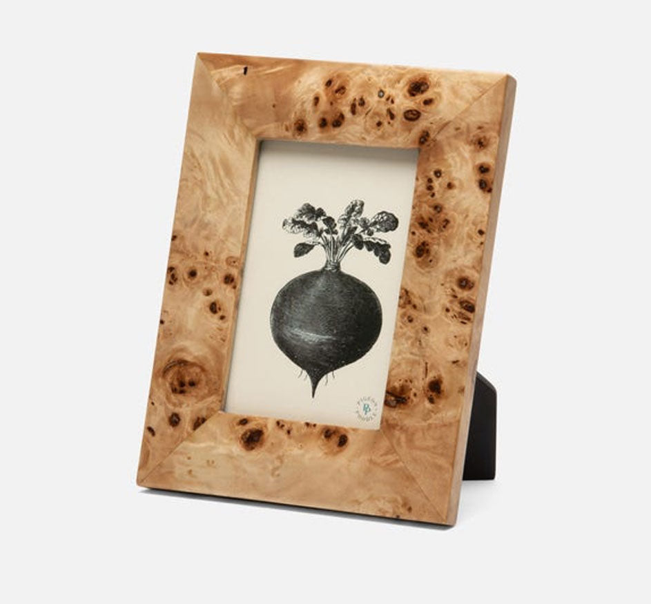 Narvik Maple Burlap Picture Frame
