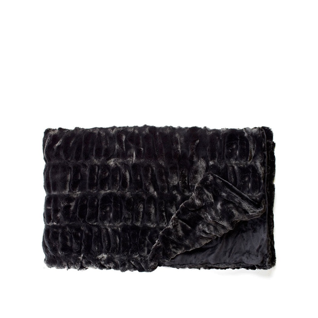 Couture Grand Throw in Onyx Mink
