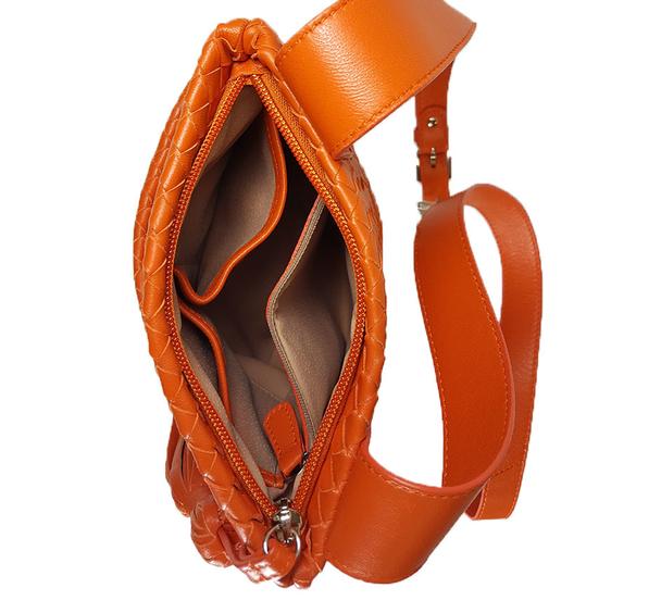 Crossbody Bag In Woven Leather (Available In 3 Colors)