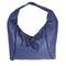 Royal Blue Woven Leather Hobo Bag