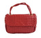 Small Woven Leather Half Flap Purse (4 colors available)