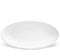 Soie Tressee Small Oval Tray In White