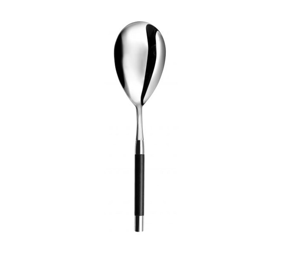 Conty Rice Spoon In Black Wood
