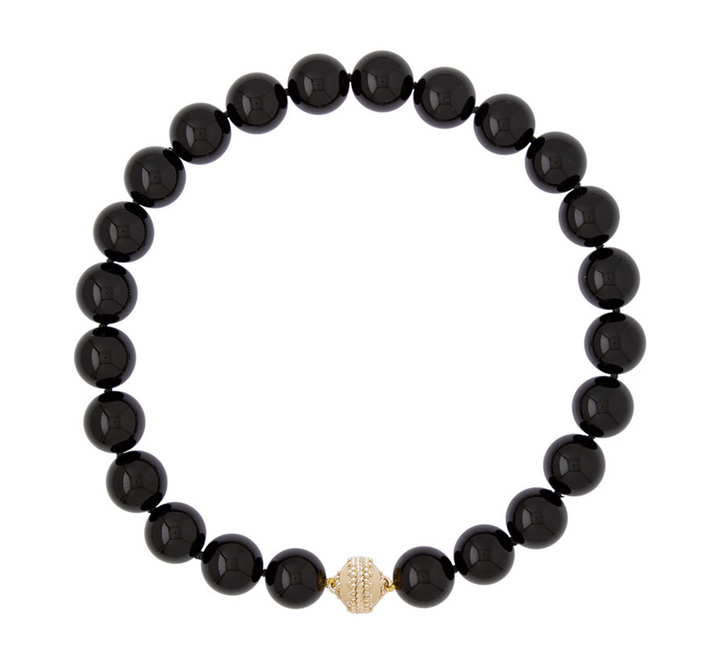 Victoire Black Onyx 16mm Necklace