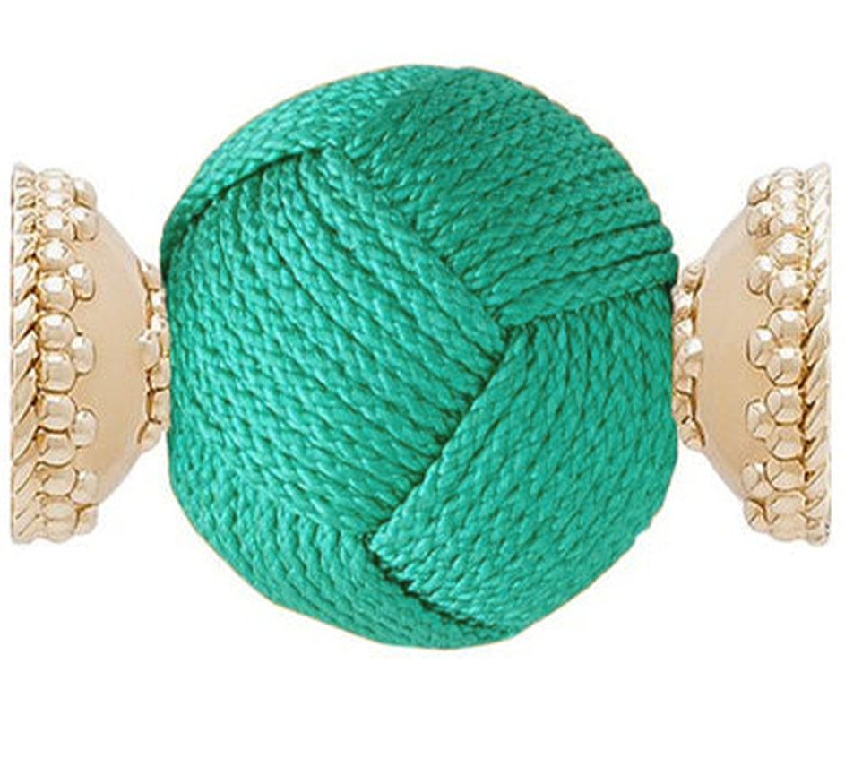 Turquoise Woven Knot Centerpiece