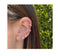 Diamond Rose Stud Earring