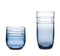 Isabella Acrylic Glassware Collection in Blue