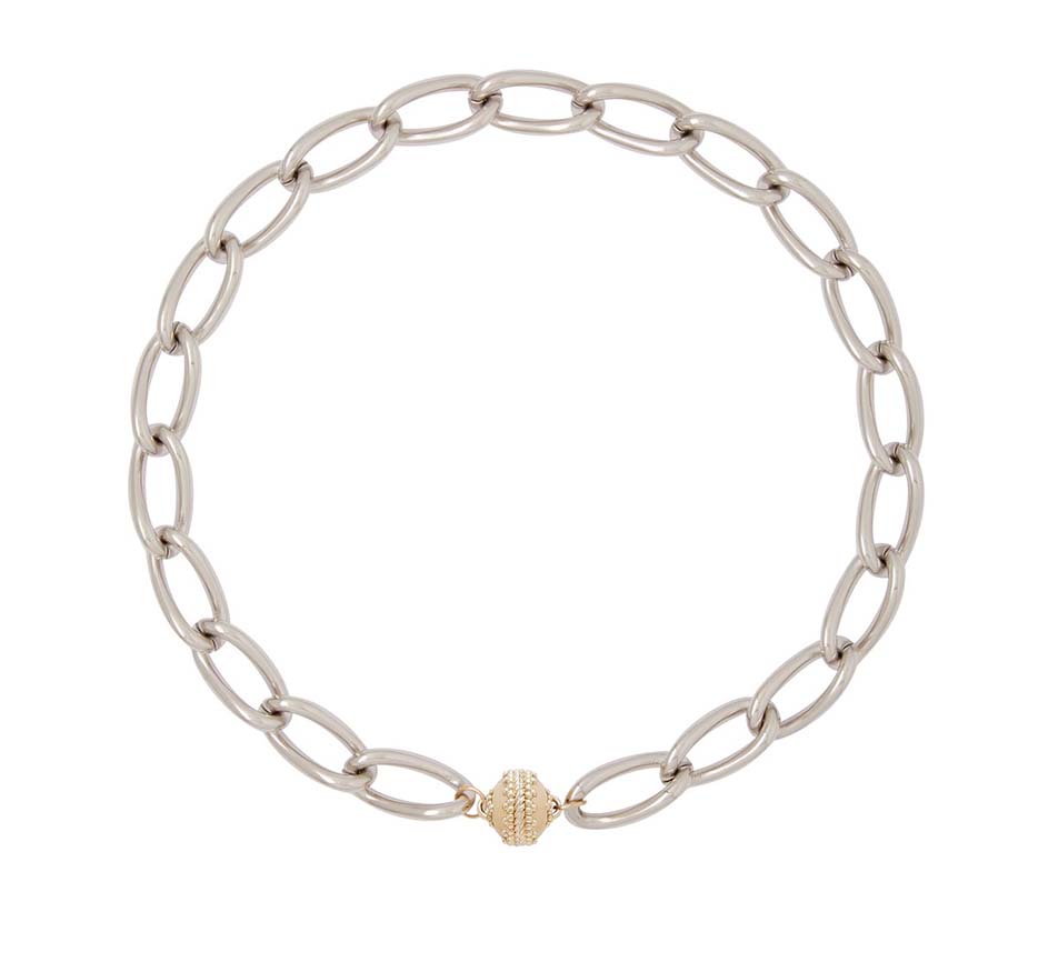LaSalle Rhodium Necklace