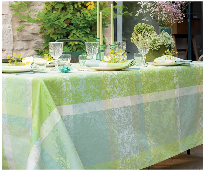 Mille Dentelles Tablecloth in Prairie (Available in 3 Sizes)