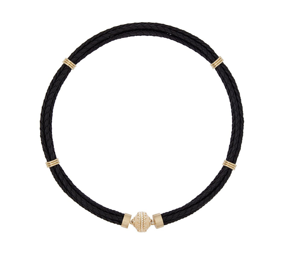 Aspen Braided Leather Necklace (Available in 4 Colors)