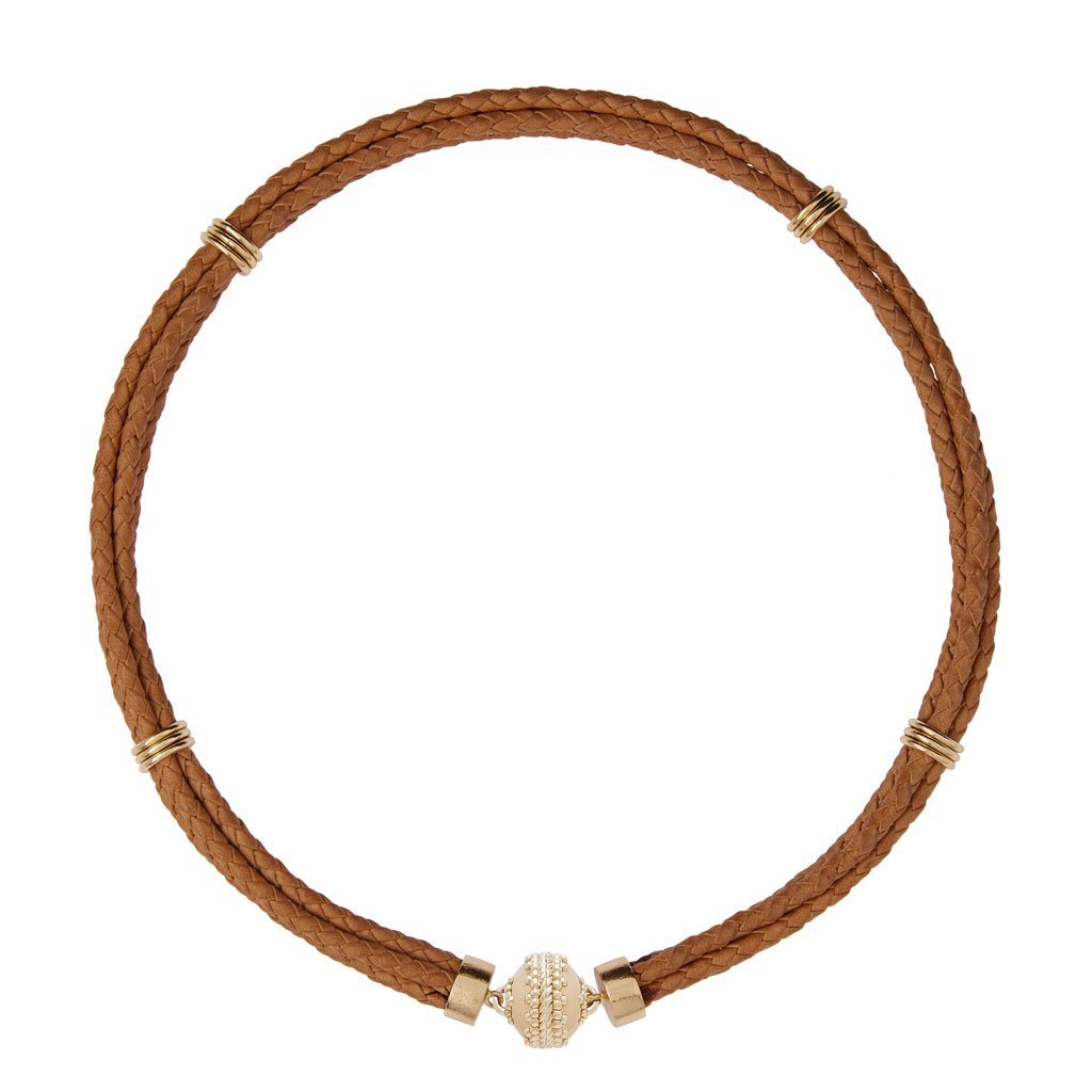 Aspen Braided Leather Necklace (Available in 4 Colors)