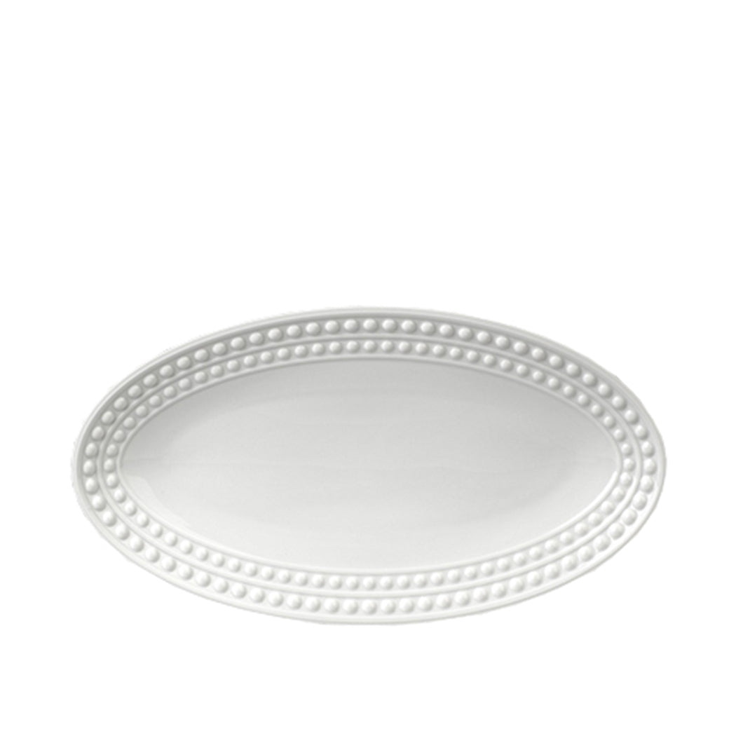 Perlee White Oval Medium Platter