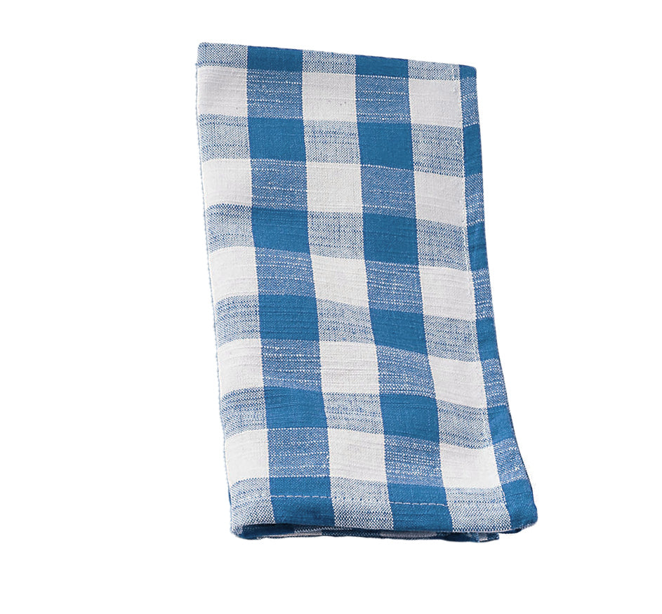 Gingham Cotton Napkins Set Of 4 (Available in 3 Colors)