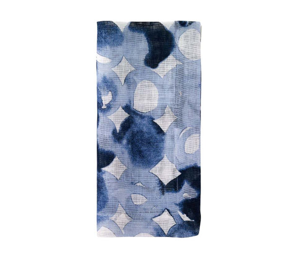 Watermark Napkin Blue 22" (Sold as a set of 4)