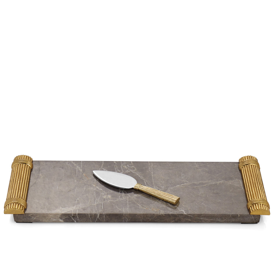 Wheat Cheese Board with Spreader