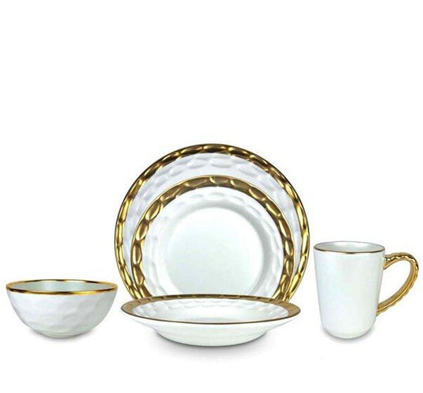 Truro Dinnerware Collection in Gold