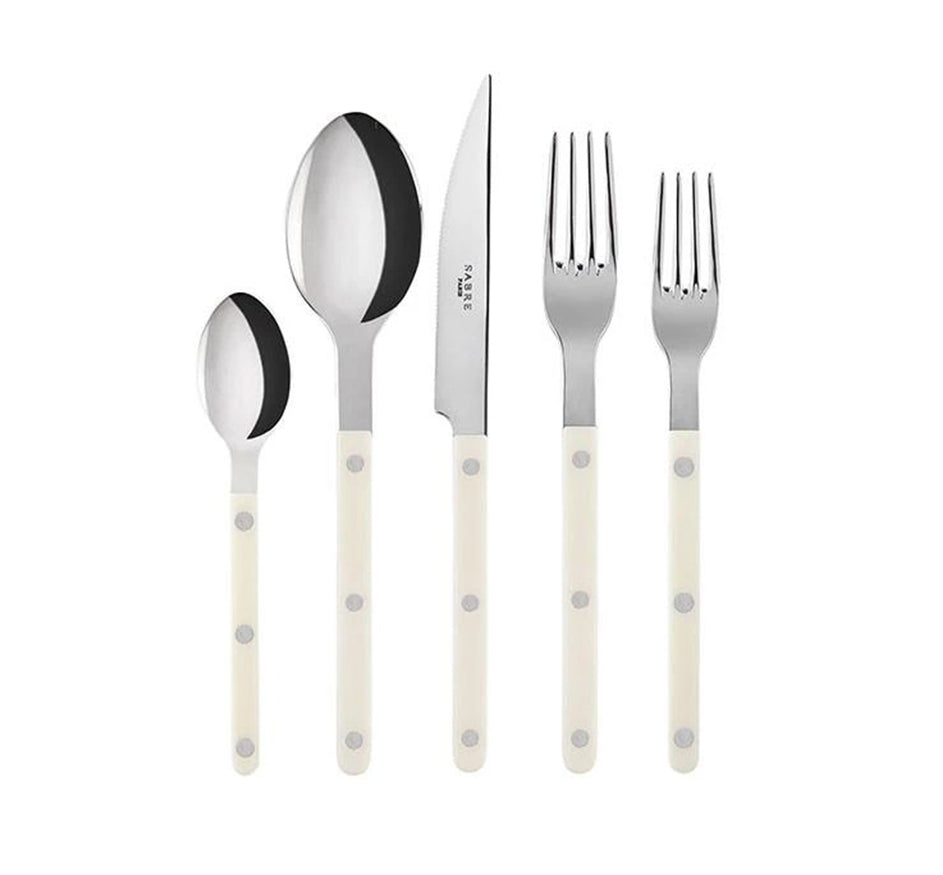 Bistrot 5 Piece Flatware (Available in 3 Colors)