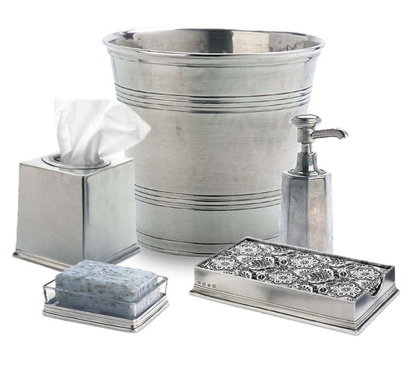 Pewter Bath Collection