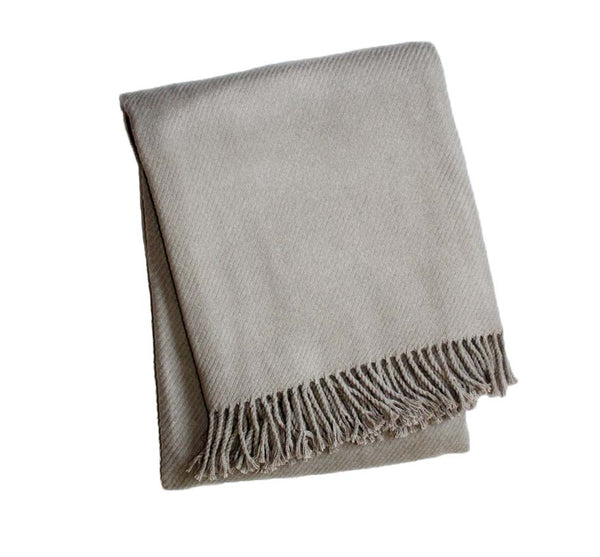 Solid Plush Cotton Blend Throw (Available in 3 Colors)