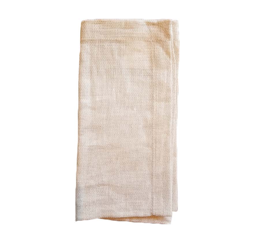 Linen Birdeye Napkin in Silver