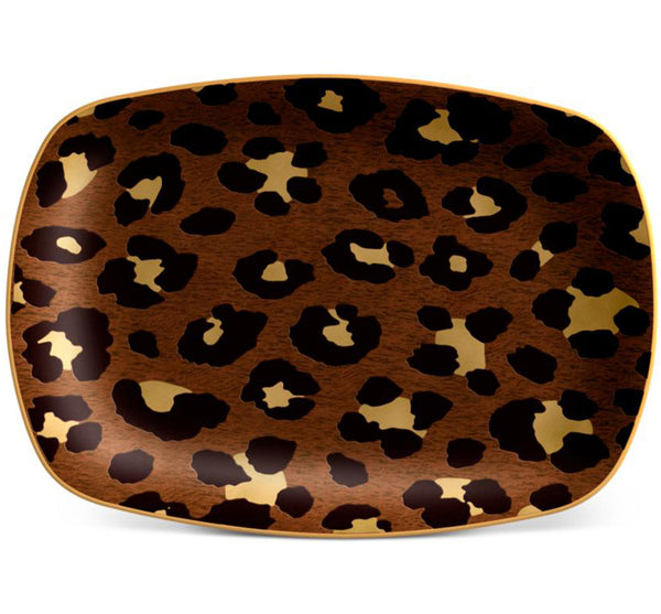 Leopard Small Serving Tray (DISCONTIUED 4/2024)