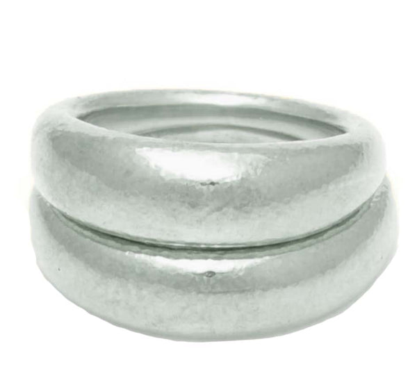 Double Band Ring in Sterling Silver