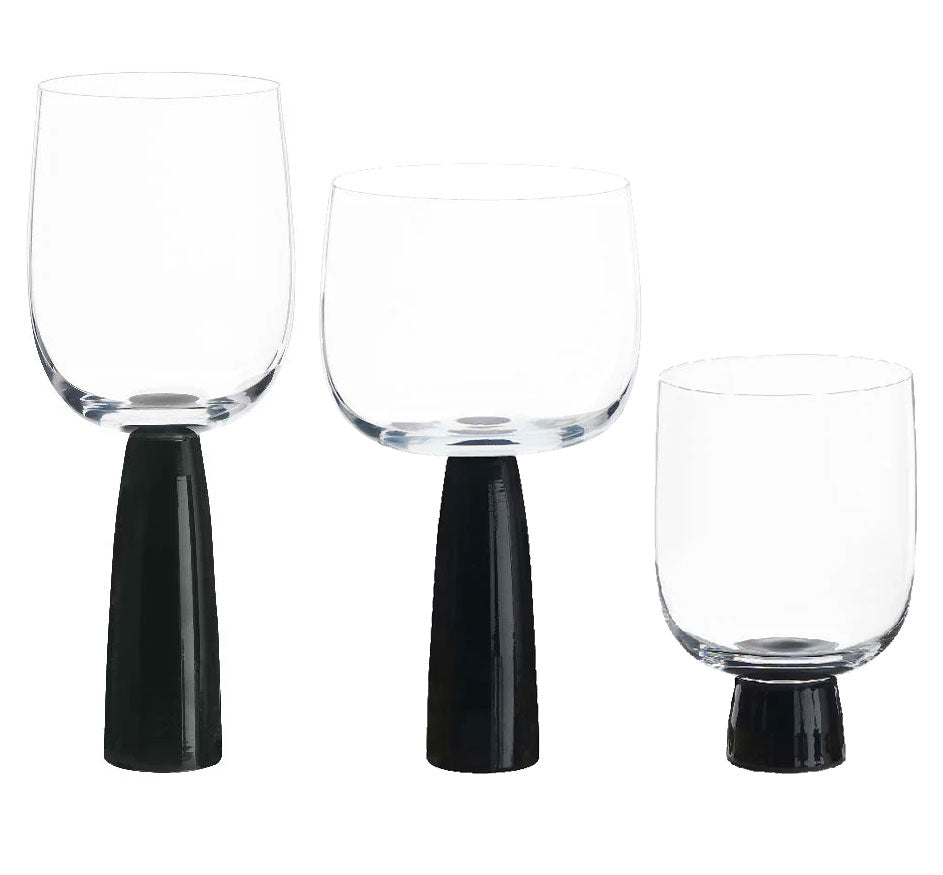 Oslo Glassware Collection in Black – Material Possessions