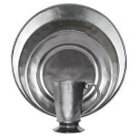 Pewter Ceramic Round Collection