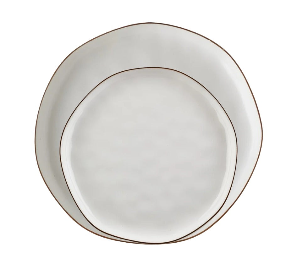 Cantaria Coupe Dinnerware Collection in White