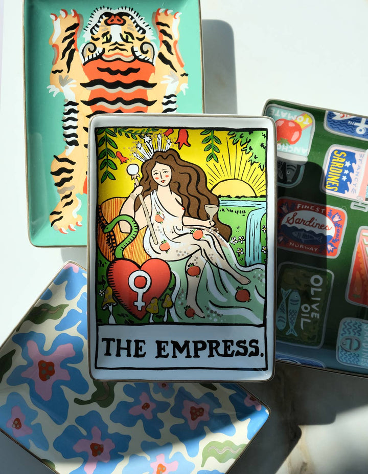 Tarot Empress Porcelain Trinket/Dice Dish