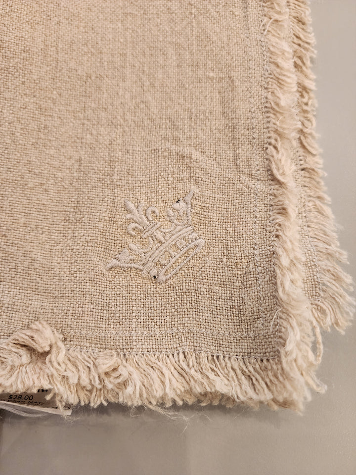 Provence Napkin with Fringe (Set of 4, Available in 3 Colors)